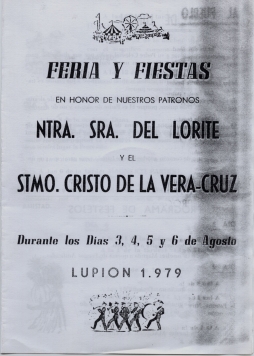 Fiestas mayores en honor de Nuestra Señora del Lorite y el Santísimo Cristo de la Veracruz  